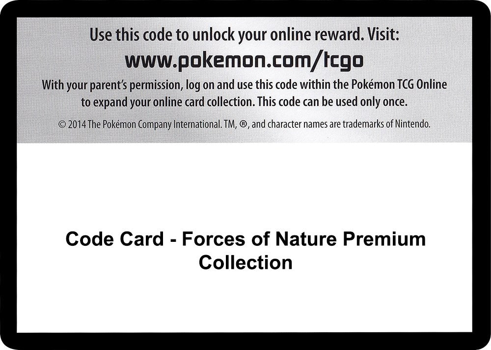 Image for Code Card - Forces of Nature Premium Collection - Pokemon