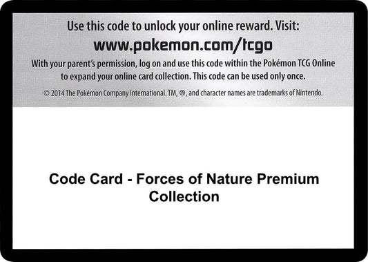 Image for Code Card - Forces of Nature Premium Collection - Pokemon