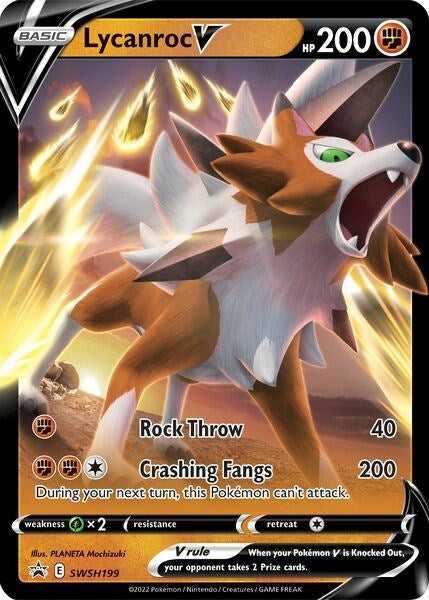 Image for Lycanroc V - SWSH199 - Pokemon