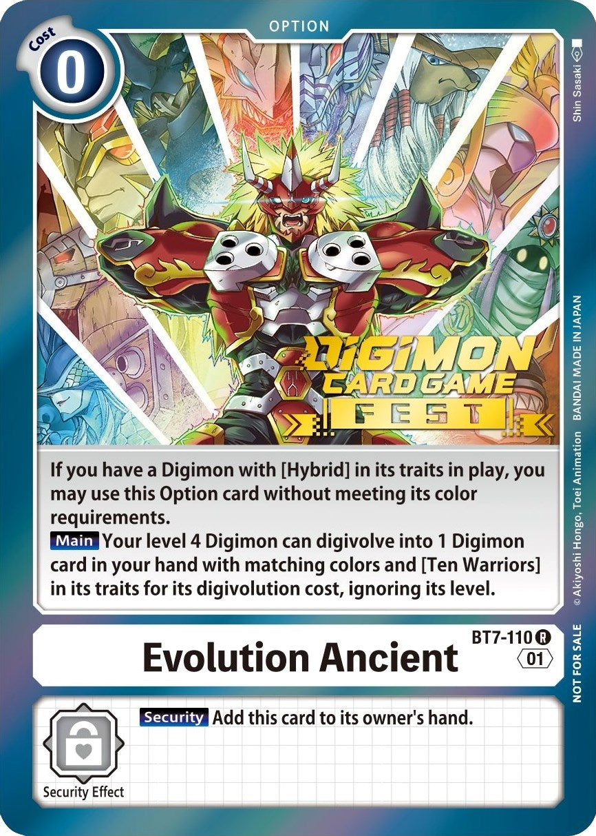 Image for Evolution Ancient (Digimon Card Game Fest 2022) - Digimon Card Game