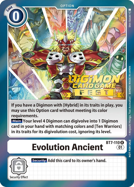 Image for Evolution Ancient (Digimon Card Game Fest 2022) - Digimon Card Game