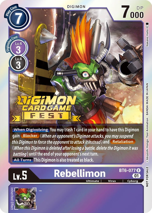 Image for Rebellimon (Digimon Card Game Fest 2022) - Digimon Card Game