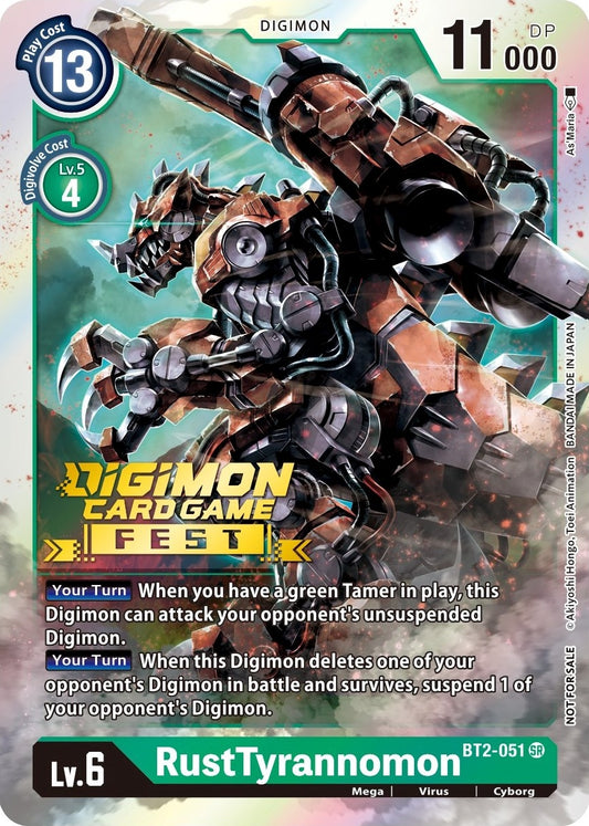 Image for RustTyrannomon (Digimon Card Game Fest 2022) - Digimon Card Game