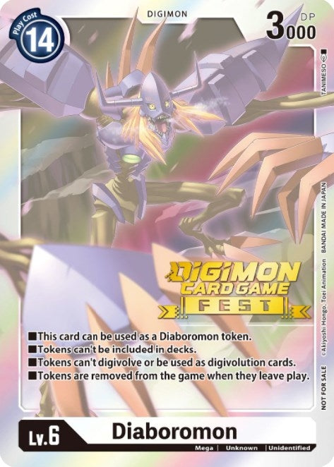 Image for Diaboromon Token (Digimon Card Game Fest 2022) - Digimon Card Game
