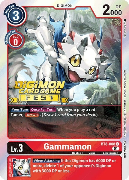 Image for Gammamon (Digimon Card Game Fest 2022) - Digimon Card Game