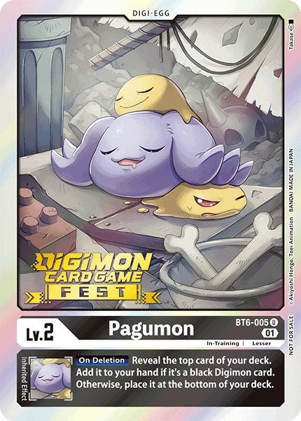 Image for Pagumon (Digimon Card Game Fest 2022) - Digimon Card Game