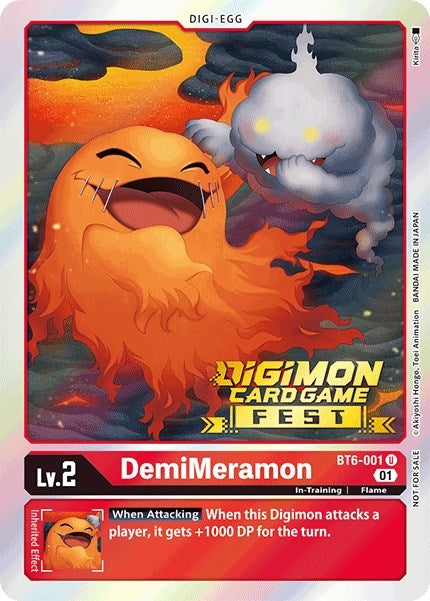 Image for DemiMeramon (Digimon Card Game Fest 2022) - Digimon Card Game