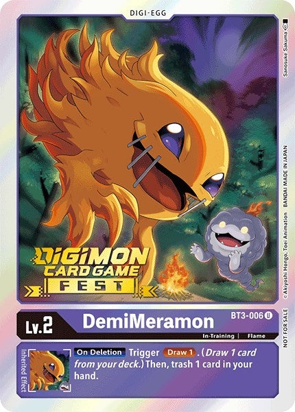 Image for DemiMeramon (Digimon Card Game Fest 2022) - Digimon Card Game