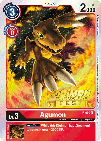 Image for Agumon - P-009 (Digimon Card Game Fest 2022) - Digimon Card Game