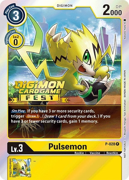 Image for Pulsemon - P-028 (Digimon Card Game Fest 2022) - Digimon Card Game