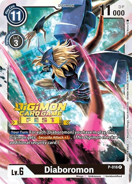 Image for Diaboromon - P-016 (Digimon Card Game Fest 2022) - Digimon Card Game