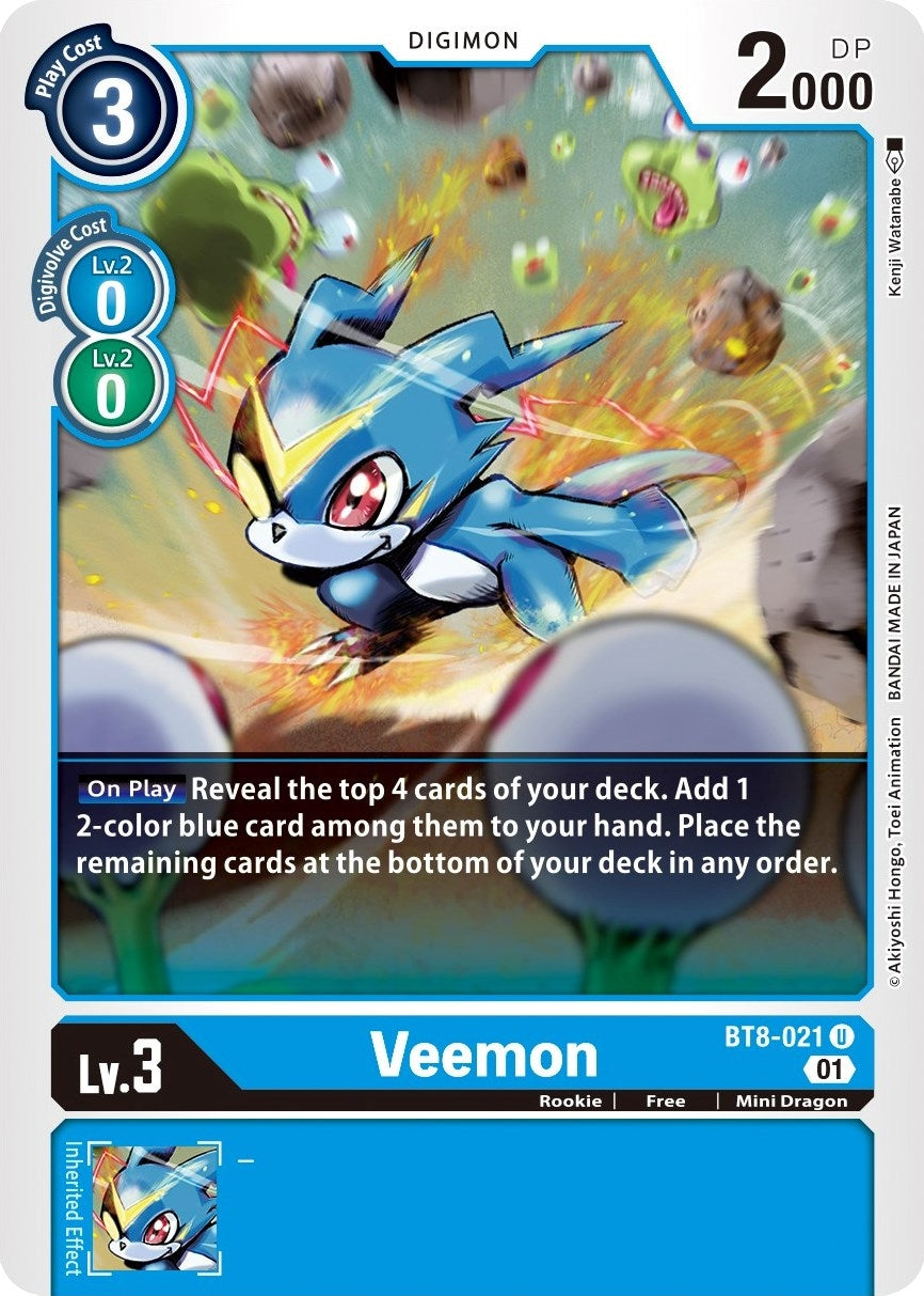 Image for Veemon - Digimon Card Game