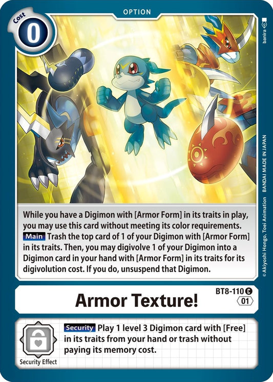 Image for Armor Texture! - Digimon Card Game