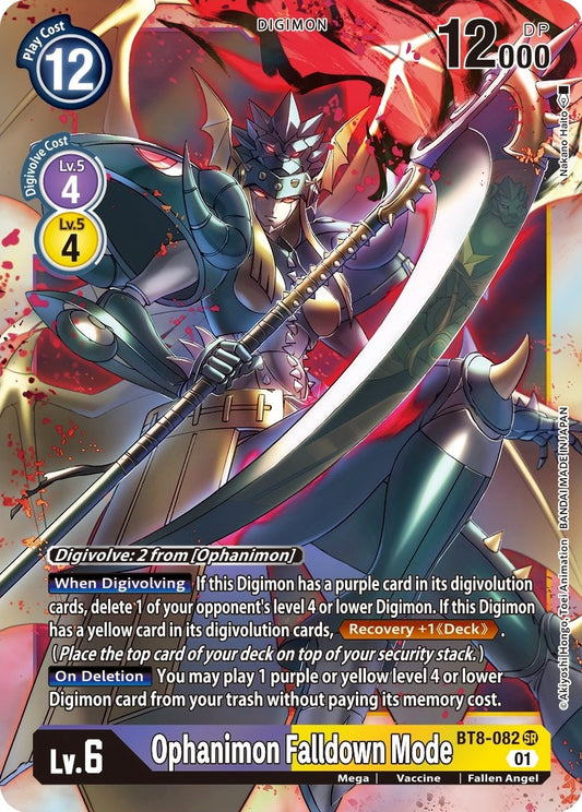 Image for Ophanimon Falldown Mode - Digimon Card Game