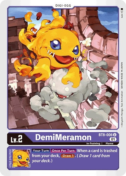 Image for DemiMeramon - Digimon Card Game