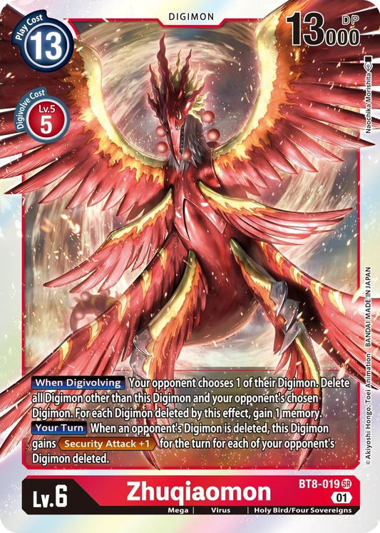 Image for Zhuqiaomon - Digimon Card Game