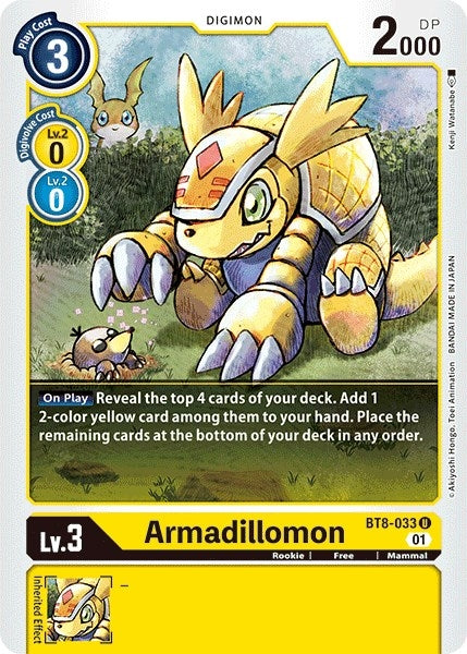 Image for Armadillomon - Digimon Card Game