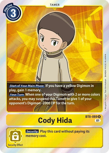 Image for Cody Hida - Digimon Card Game