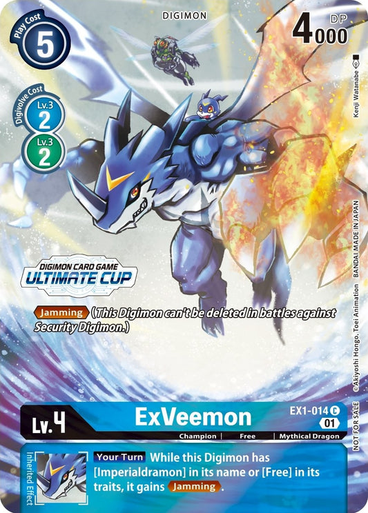 Image for ExVeemon - EX1-014 (Ultimate Cup 2022) - Digimon Card Game