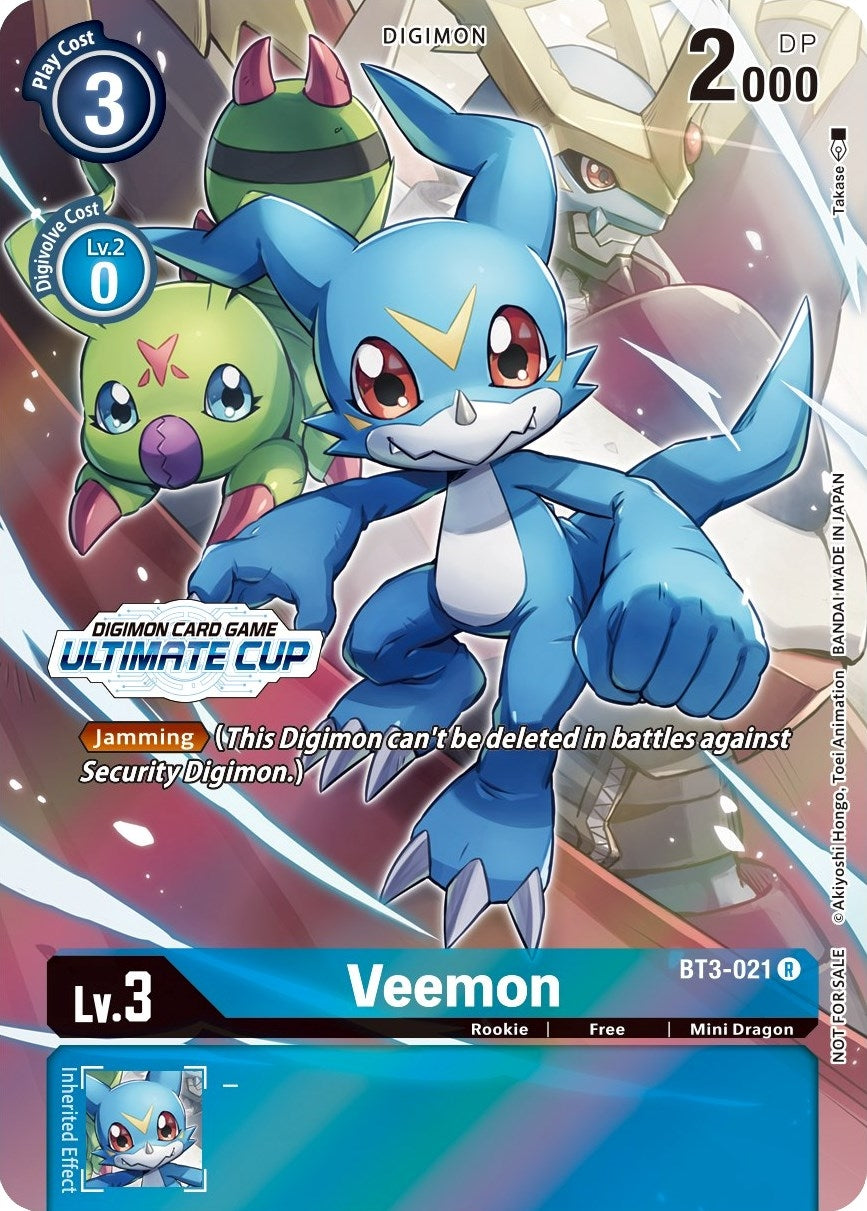 Image for Veemon - BT3-021 (Ultimate Cup 2022) - Digimon Card Game