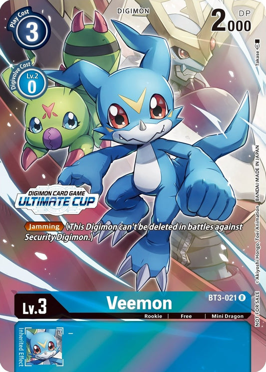 Image for Veemon - BT3-021 (Ultimate Cup 2022) - Digimon Card Game
