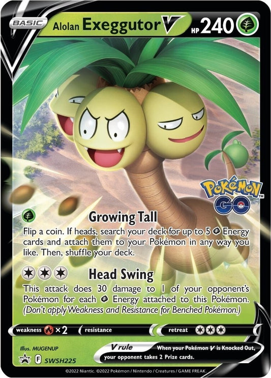 Image for Alolan Exeggutor V - SWSH225 - Pokemon