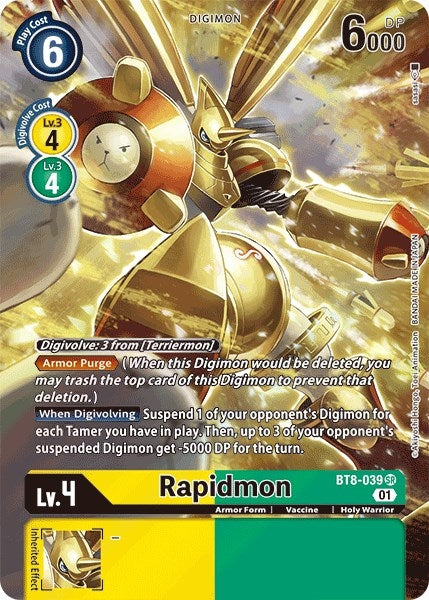 Image for Rapidmon (Alternate Art) - Digimon Card Game