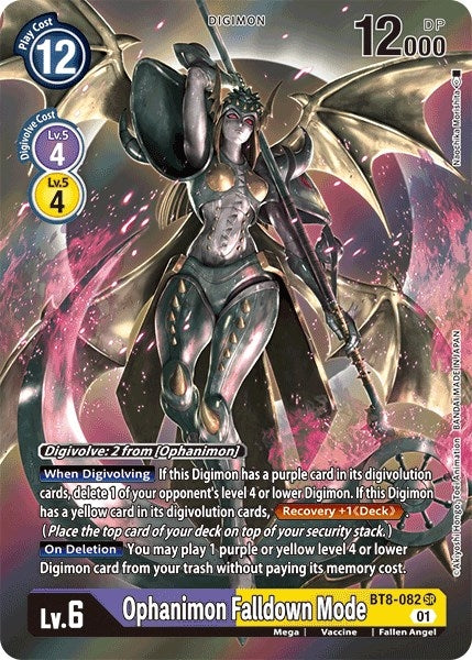 Image for Ophanimon Falldown Mode (Alternate Art) - Digimon Card Game