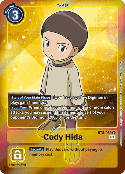 Image for Cody Hida (Box Topper) - Digimon Card Game