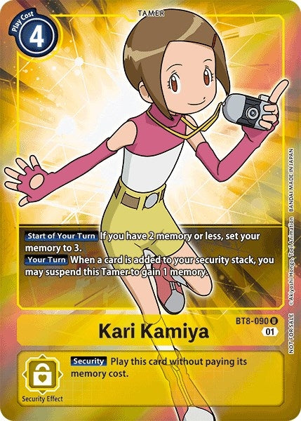 Image for Kari Kamiya (Box Topper) - Digimon Card Game