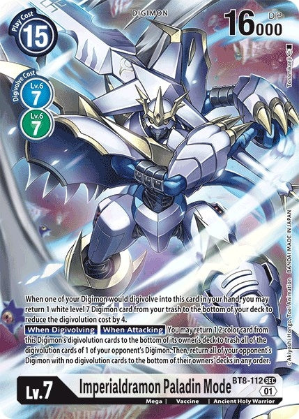 Image for Imperialdramon Paladin Mode (Alternate Art) - Digimon Card Game