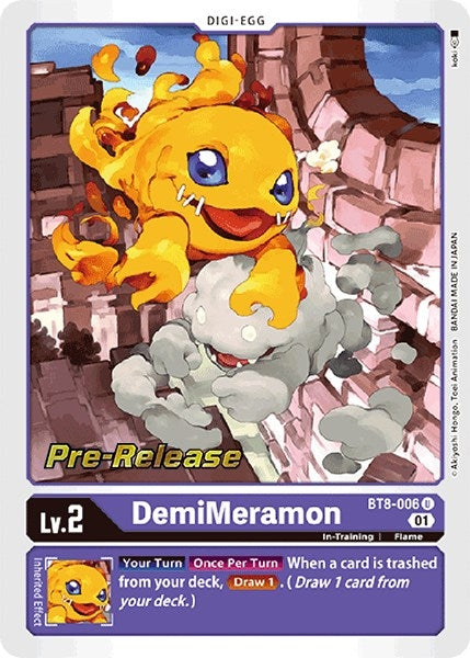 Image for DemiMeramon - Digimon Card Game
