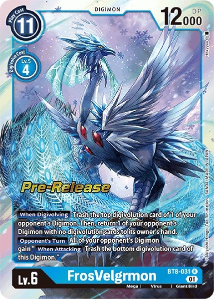 Image for FrosVelgrmon - Digimon Card Game