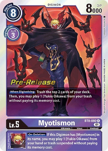 Image for Myotismon - Digimon Card Game