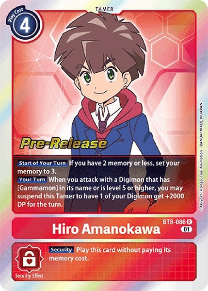 Image for Hiro Amanokawa - Digimon Card Game