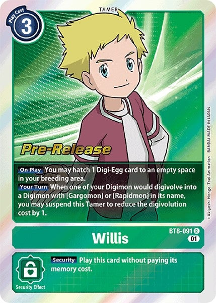 Image for Willis - Digimon Card Game