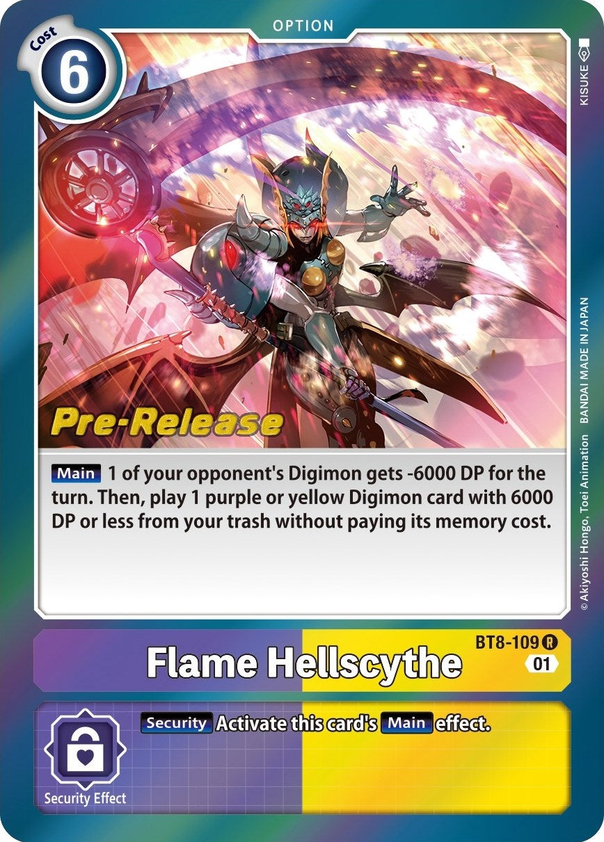 Image for Flame Hellscythe - Digimon Card Game