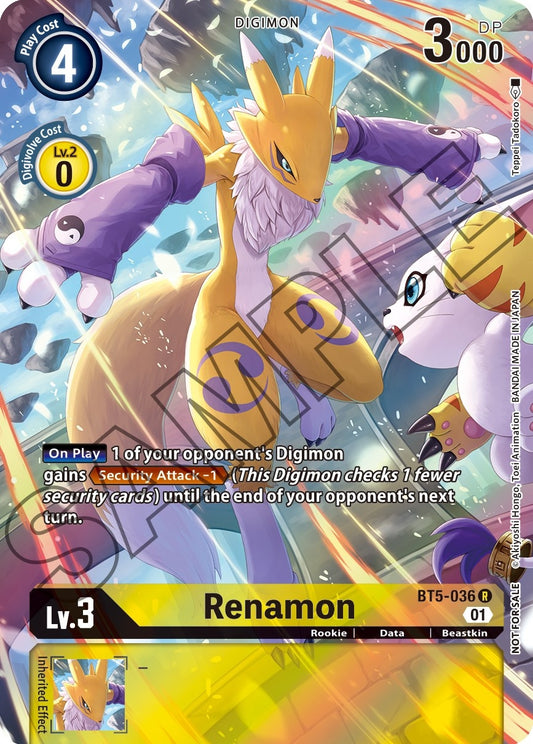 Image for Renamon (Tamer's Card Set 1) - Digimon Card Game