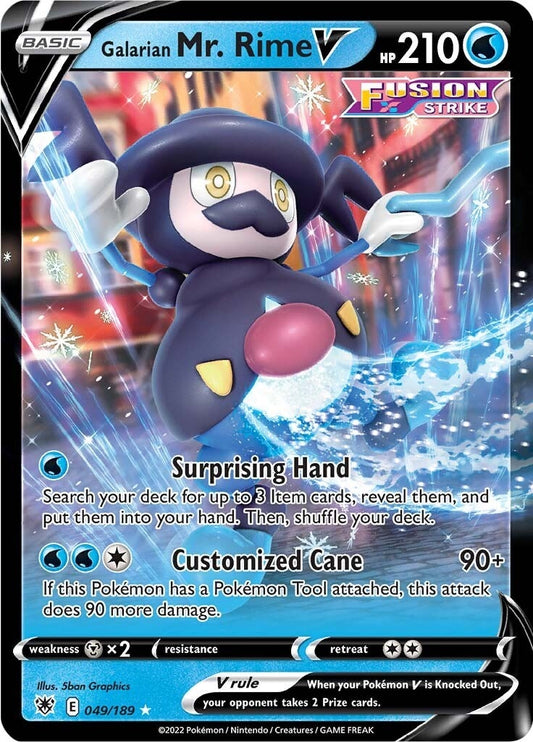 Image for Galarian Mr. Rime V - Pokemon