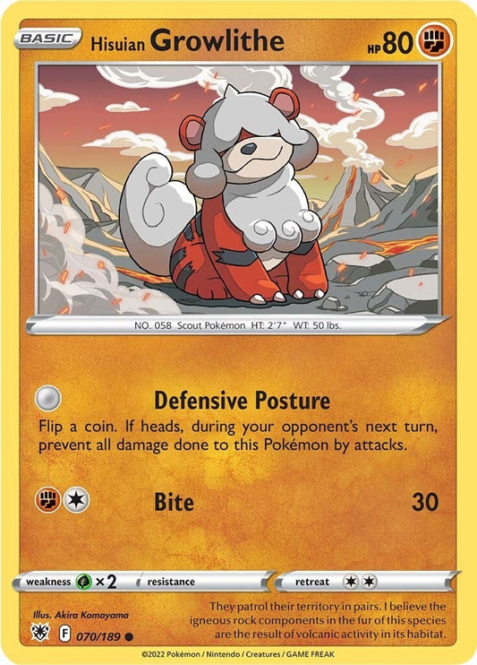 Image for Hisuian Growlithe - Pokemon