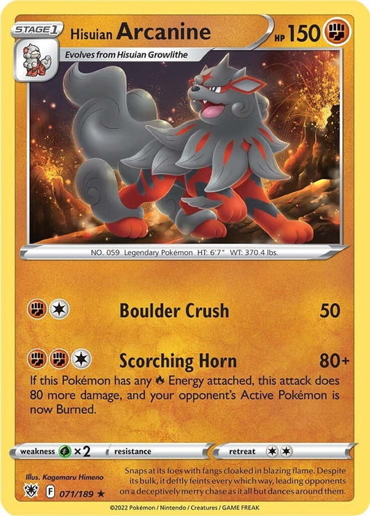 Image for Hisuian Arcanine - Pokemon