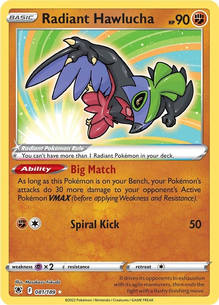 Image for Radiant Hawlucha - Pokemon