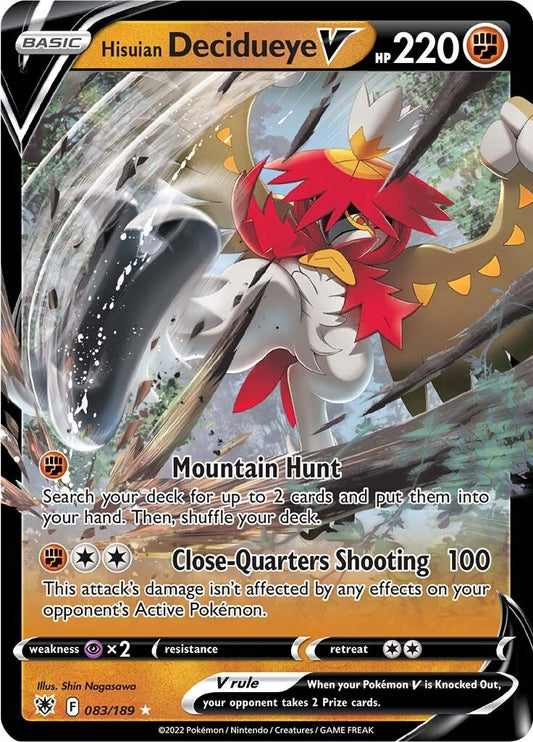 Image for Hisuian Decidueye V - Pokemon