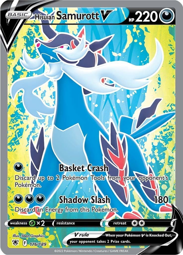 Image for Hisuian Samurott V (Full Art) - Pokemon