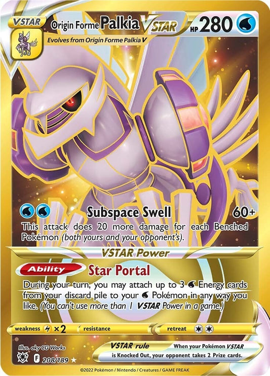Image for Origin Forme Palkia VSTAR (Secret) (208) - Pokemon