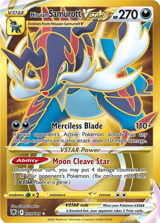 Image for Hisuian Samurott VSTAR (Secret) (209) - Pokemon