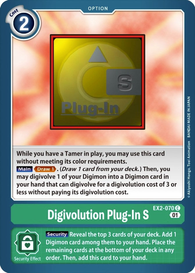 Image for Digivolution Plug-In S - Digimon Card Game