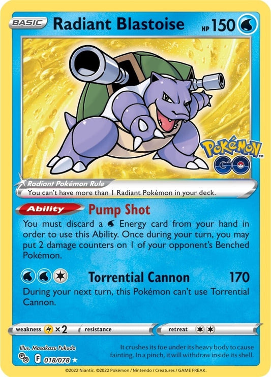 Image for Radiant Blastoise - Pokemon