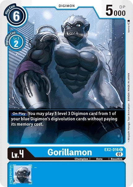 Image for Gorillamon - Digimon Card Game
