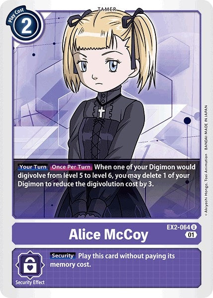 Image for Alice McCoy - Digimon Card Game